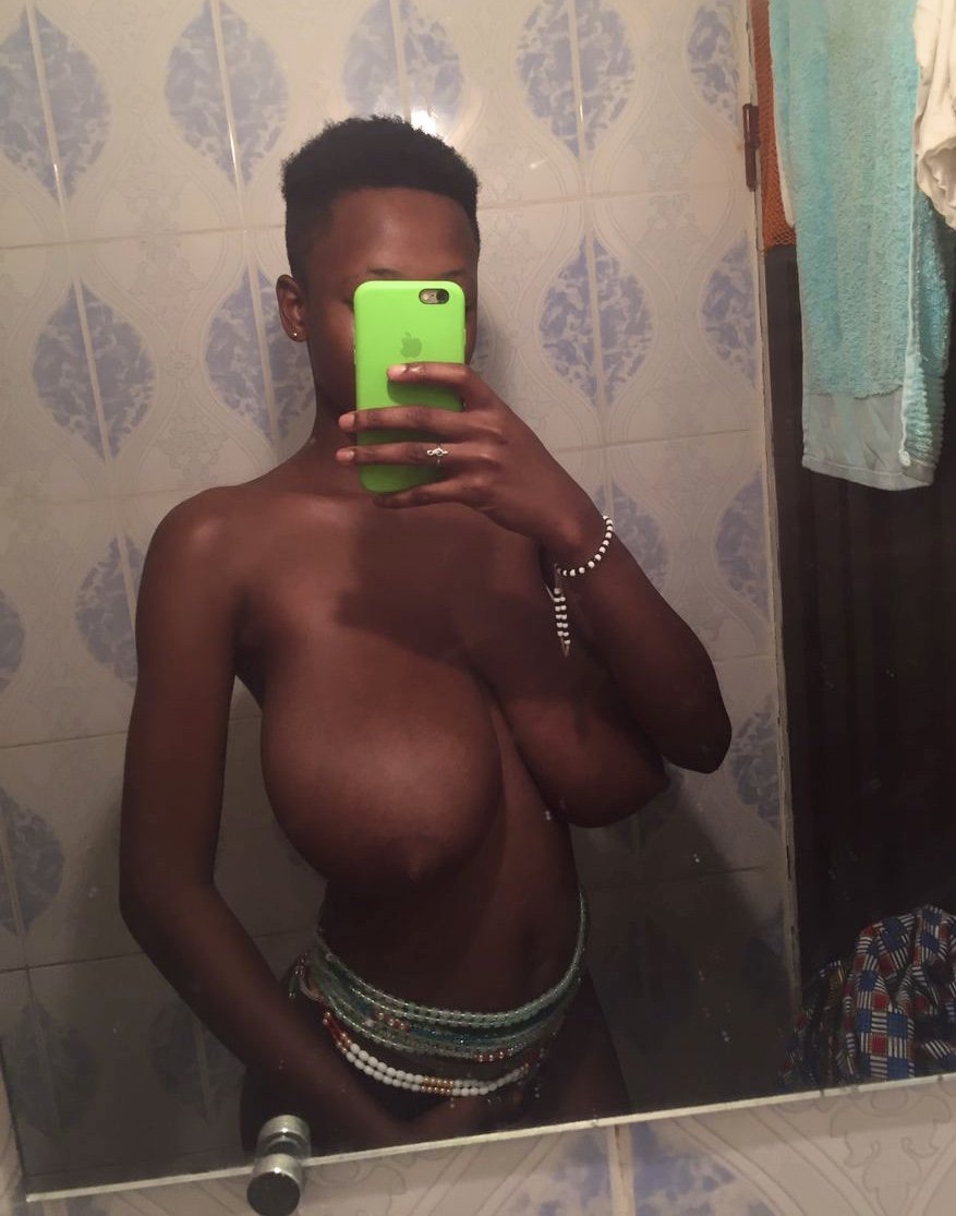 Slim Ebony Large Breast - Skinny ebony with massive chest meat - Porn - EroMe