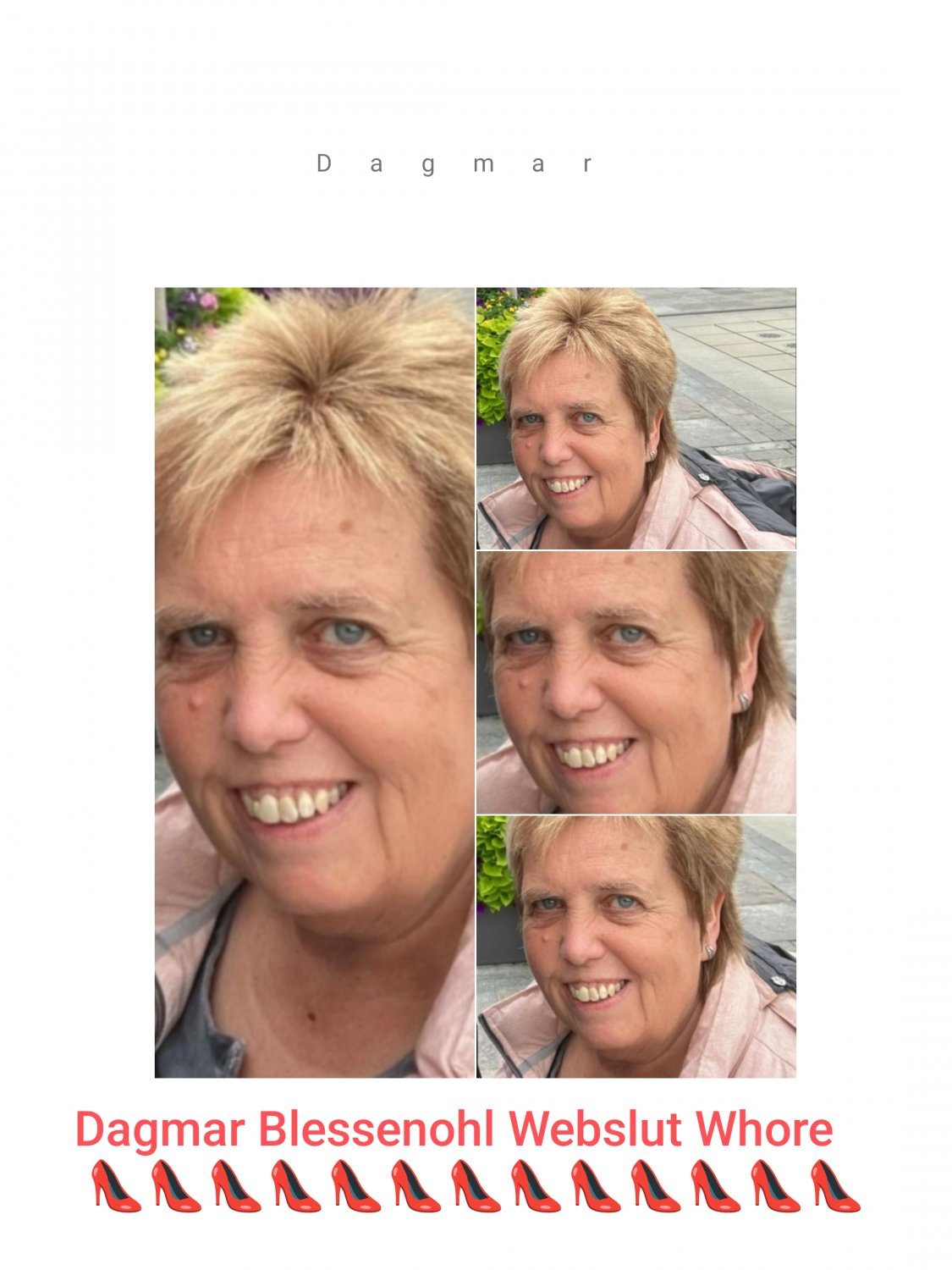 Dagmar Blessenohl Webslut Whore 👠💦 wait for your wonderful horny cock , tribute Fake and upload ❤️ #YYtRjoOm