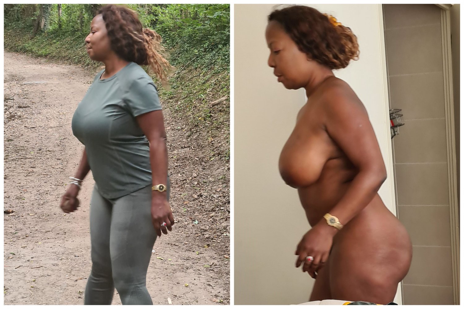 1500px x 1000px - Dressed Undressed Big Tits Ebony MILF Ndey - Porn - EroMe